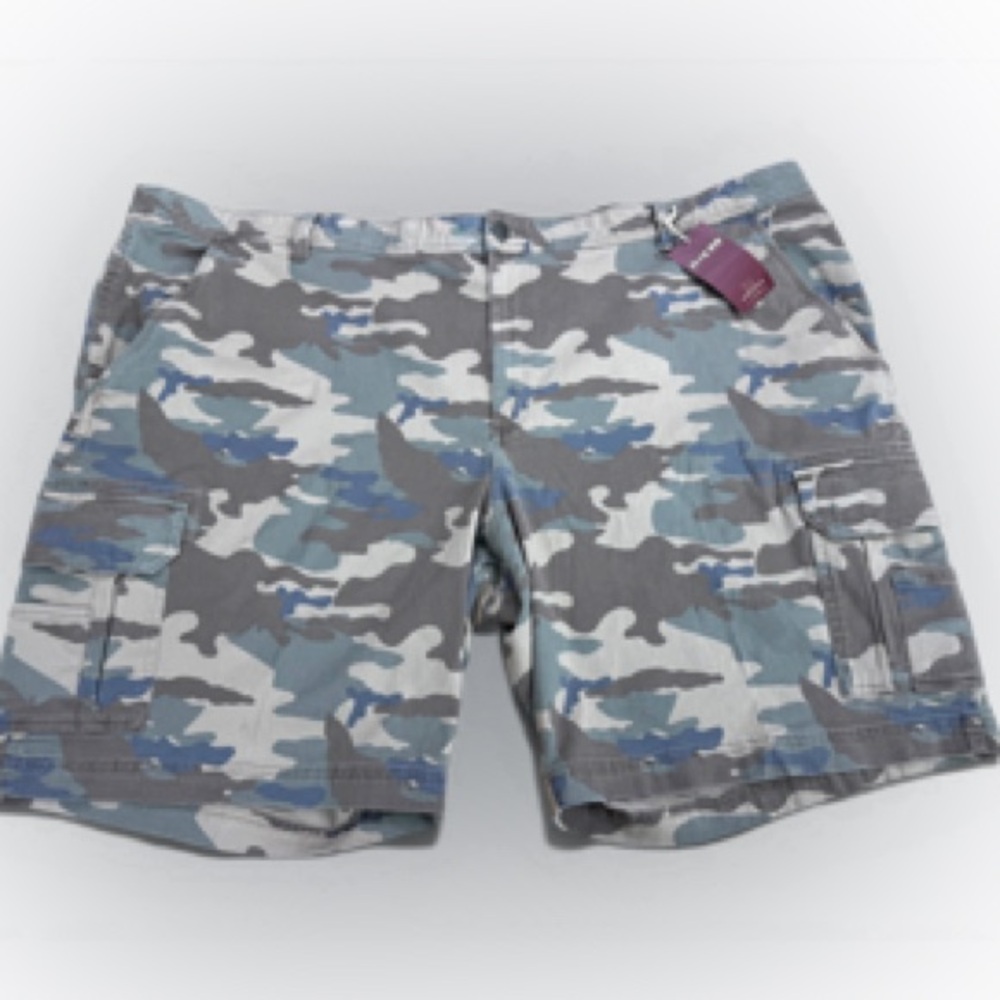 RedHead Men's Fulton Flex Cargo Shorts Camo Size 54W 10L Pockets Utility NWT